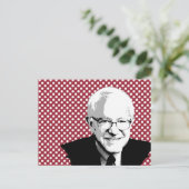 BERNIE SANDERS POP ART BRIEFKAART (Staand voorkant)