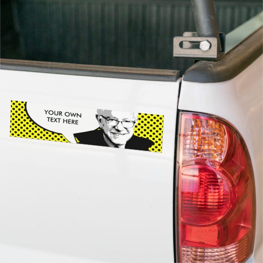 BERNIE SANDERS POP ART BUMPERSTICKER (Op Truck)