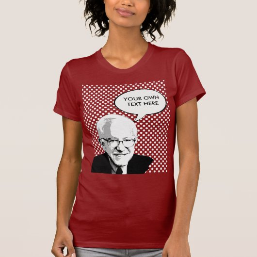 BERNIE SANDERS POP ART T-SHIRT (Voorkant)