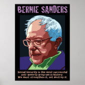 Bernie Sanders Poster (Voorkant)
