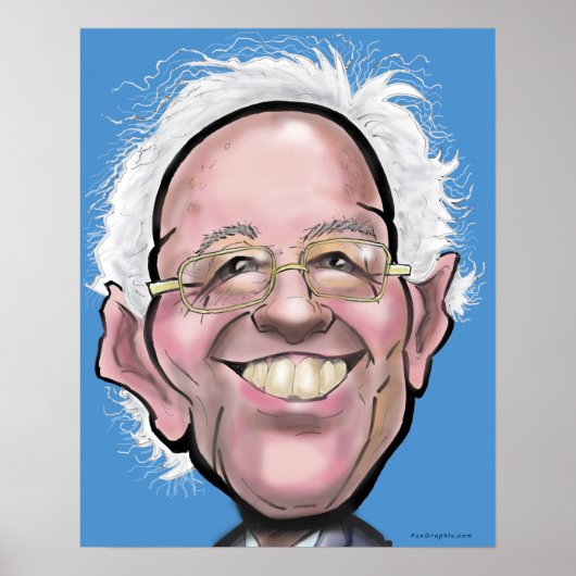 Bernie Sanders Poster (Voorkant)