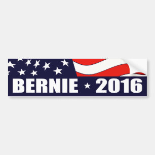 Bernie Sanders President 2016 Amerikaanse vlag Bumpersticker