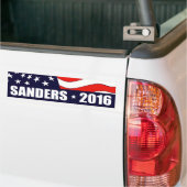 Bernie Sanders President 2016 Amerikaanse vlag Bumpersticker (Op Truck)