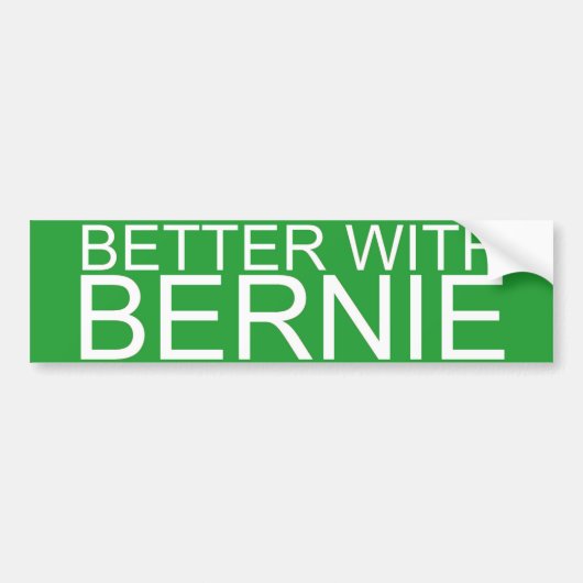 Bernie Sanders President 2016 - beter met Bernie Bumpersticker (Voorkant)