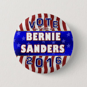 Bernie Sanders President 2016 Verkiezingsdemocraat Ronde Button 5,7 Cm
