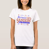 Bernie Sanders President 2016 Verkiezingsdemocraat T-shirt (Voorkant)