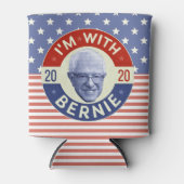 Bernie Sanders President 2020 Democraat Foto Retro Blikjeskoeler (Voorkant)