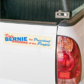 Bernie Sanders President van het Volk V5 Bumpersticker (Op Truck)