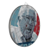 Bernie Sanders Retro Dartbord (Voorkant Links)