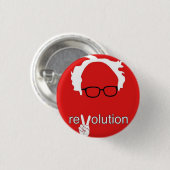 Bernie Sanders Revolutie 2016 Ronde Button 3,2 Cm (Voorkant /achterkant)