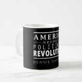 Bernie Sanders Revolution Koffiemok (Voorkant links)