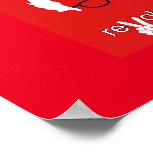 Bernie Sanders Revolution Poster (Hoek)