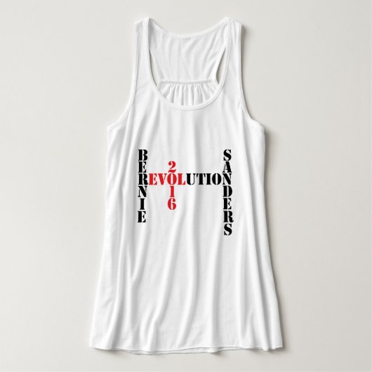 Bernie Sanders Revolution Tanktop (Design voorkant)