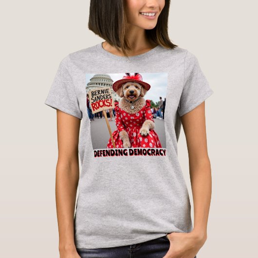 Bernie Sanders Rocks T-shirt (Voorkant)