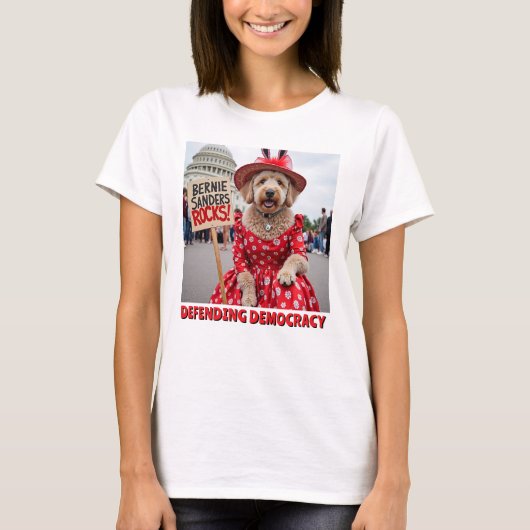 Bernie Sanders Rocks T-shirt (Voorkant)