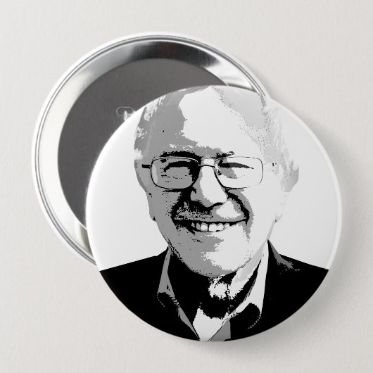 Bernie Sanders Ronde Button 4,0 Cm (Voorkant /achterkant)