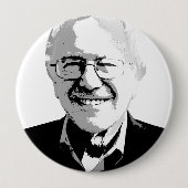 Bernie Sanders Ronde Button 4,0 Cm (Voorkant)