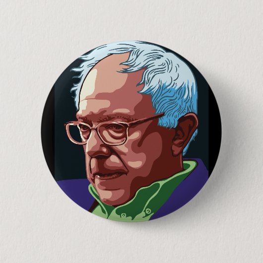 Bernie Sanders Ronde Button 5,7 Cm (Voorkant)