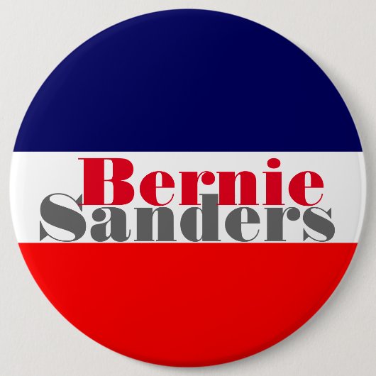 Bernie Sanders Ronde Button 6,0 Cm (Voorkant)