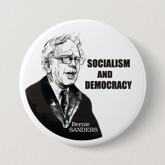 Bernie Sanders Ronde Button 7,6 Cm (Voorkant)