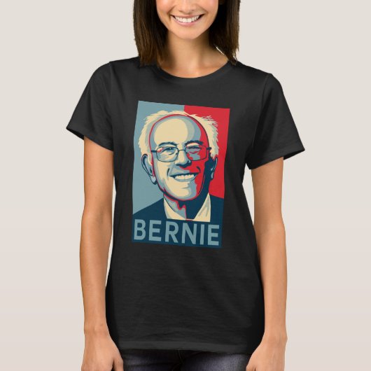 Bernie Sanders Shirt | Hope Portrait Women's (Voorkant)