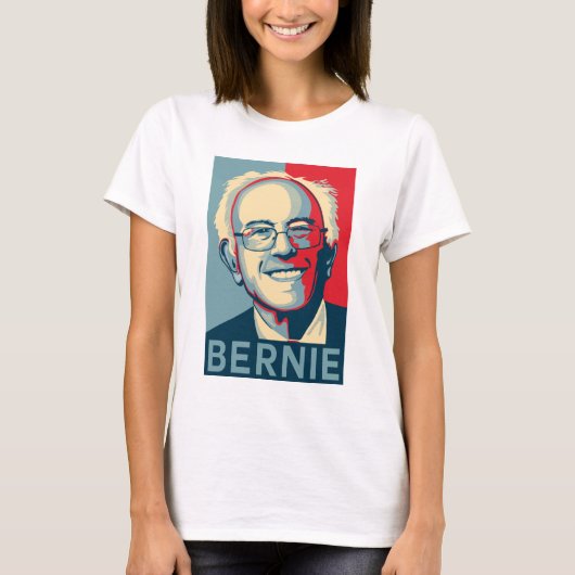 Bernie Sanders Shirt | Hope Portrait Women's (Voorkant)