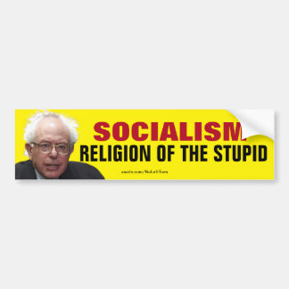 Bernie Sanders-socialisme godsdienst van de stomme Bumpersticker