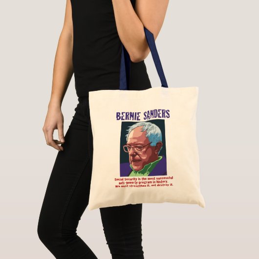 Bernie Sanders SSI Tote Bag (Voorkant (product))