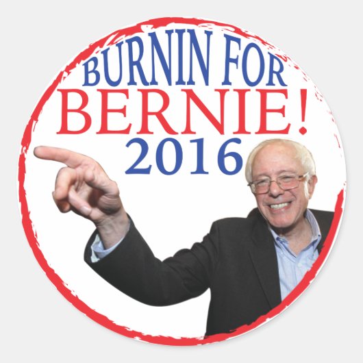Bernie Sanders Sticker (Voorkant)