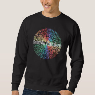 Bernie Sanders Sweatshirt v.4 Retro Colorburst
