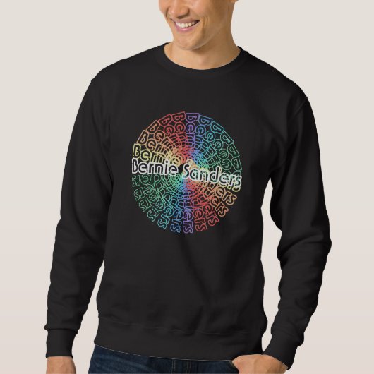 Bernie Sanders Sweatshirt v.4 | Retro Colorburst (Voorkant)