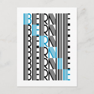 BERNIE sanders tekstueel Briefkaart