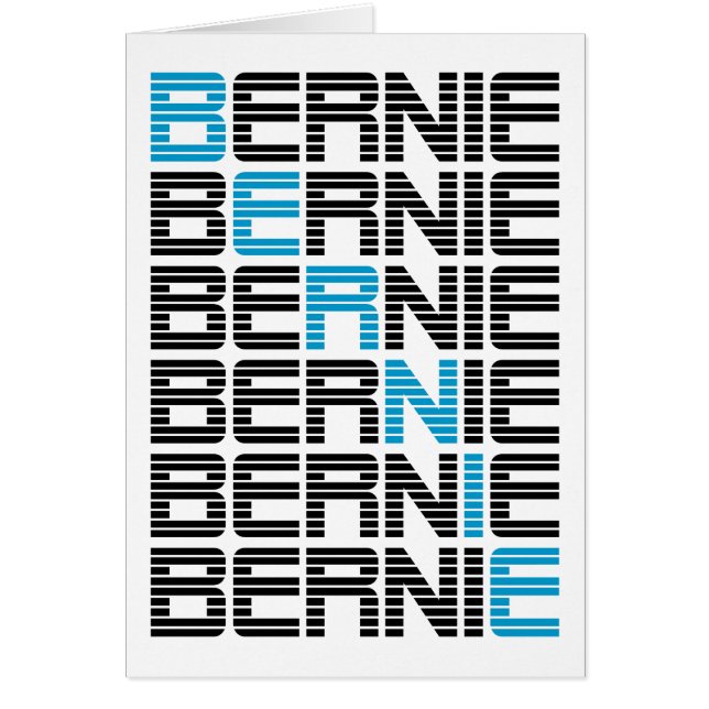 BERNIE sanders textStacks (Voorkant)