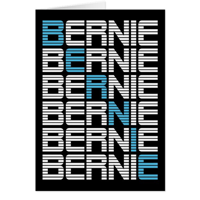 BERNIE sanders textStacks (Voorkant)