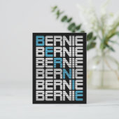 BERNIE sanders textStacks Briefkaart (Staand voorkant)