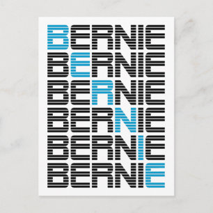BERNIE sanders textStacks Briefkaart