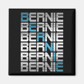 BERNIE sanders textStacks Magneet (Voorkant)