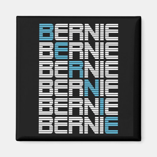 BERNIE sanders textStacks Magneet (Voorkant)