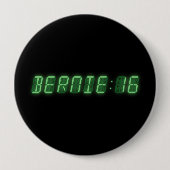 Bernie Sanders Time Ronde Button 4,0 Cm (Voorkant)