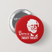Bernie Sanders Twenty Ronde Button 5,7 Cm (Voorkant /achterkant)