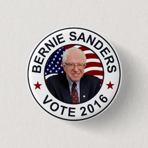 Bernie Sanders US Flag Ronde Button 3,2 Cm
