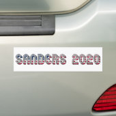 Bernie Sanders US Presidentiële kandidaat 2020 Bumpersticker (Op auto)