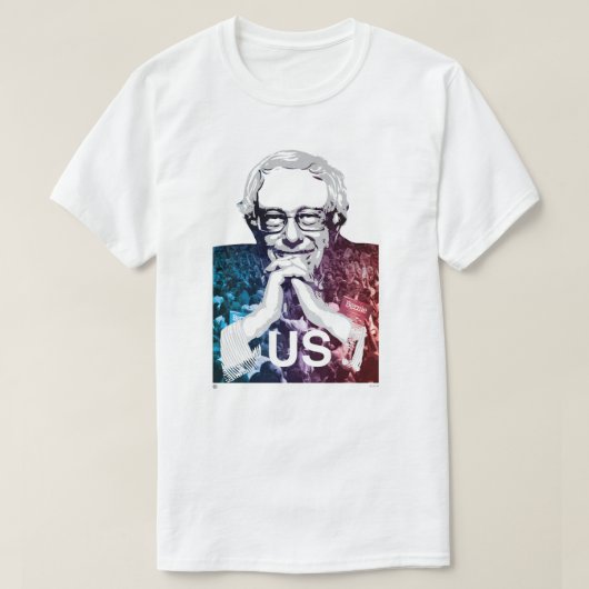 Bernie Sanders US T-shirt (Design voorkant)