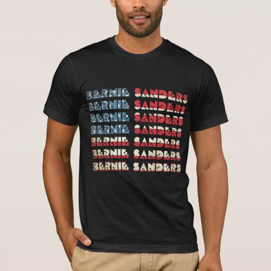 Bernie Sanders USA 2016 T-Shirt V.03 (Voorkant)