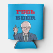 Bernie Sanders - Voel het Bier Blikjeskoeler (Voorkant)