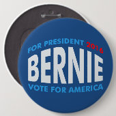 Bernie Sanders voor Amerika Ronde Button 6,0 Cm (Voorkant /achterkant)