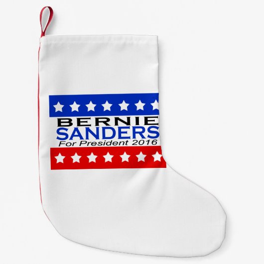 Bernie Sanders voor de campagne President 2016 Kleine Kerstsok (Voorkant)