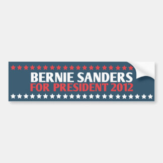 Bernie Sanders voor President 2012 Bumpersticker