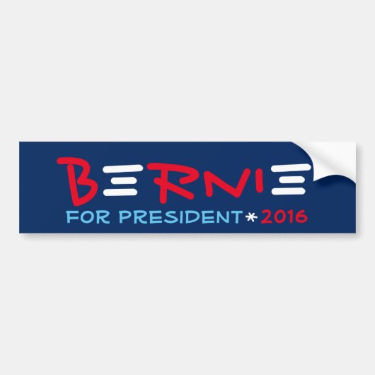 Bernie Sanders voor President 2016 Bumpersticker (Voorkant)