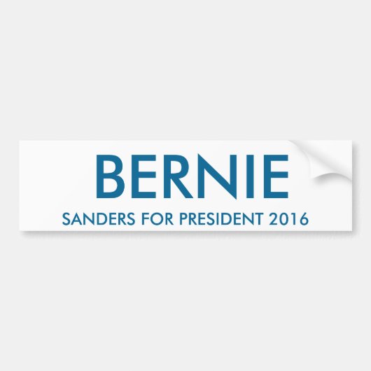 Bernie Sanders voor President 2016 Bumpersticker (Voorkant)